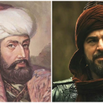 ارطغرل غازی کی بہادری اور جنگی انداز کی تاریخی تصویر